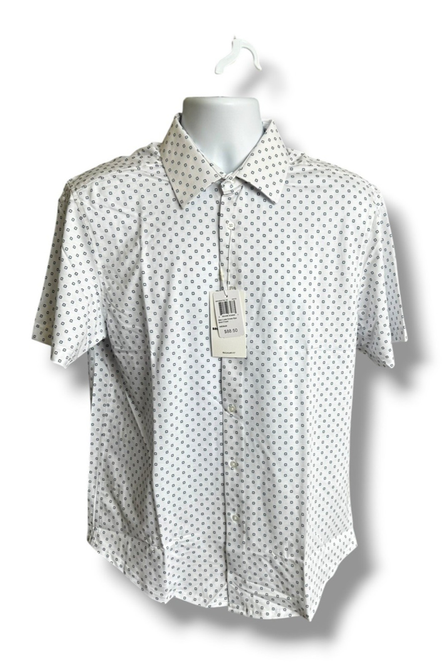 New Brooklyn Brigade Geo Luxe Cross Dye Regular Fit Button Down Shirt Medium